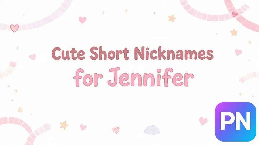 Nicknames for Jennifer
