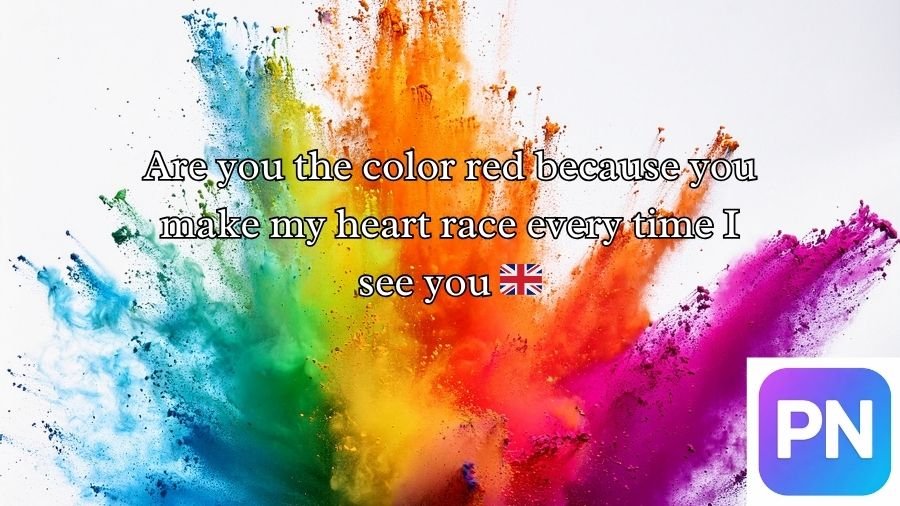 Color Pick Up Lines
