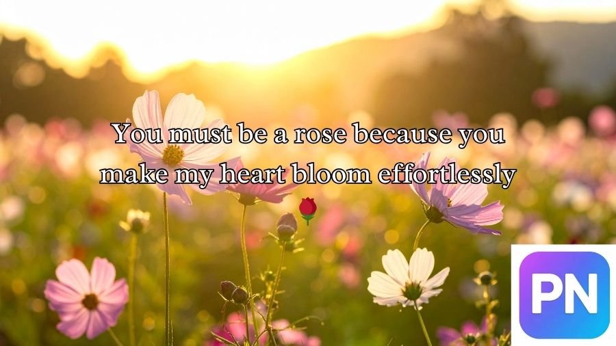 Flower Pick Up Lines