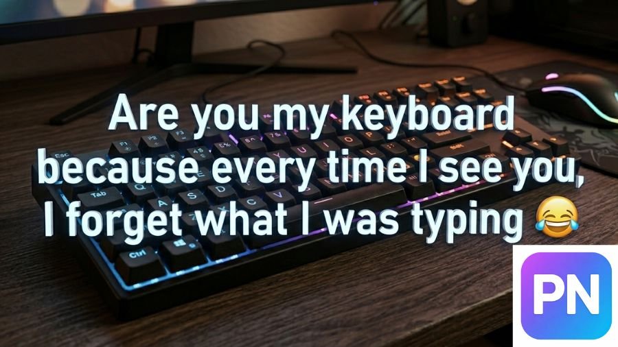 Keyboard Pickup Lines