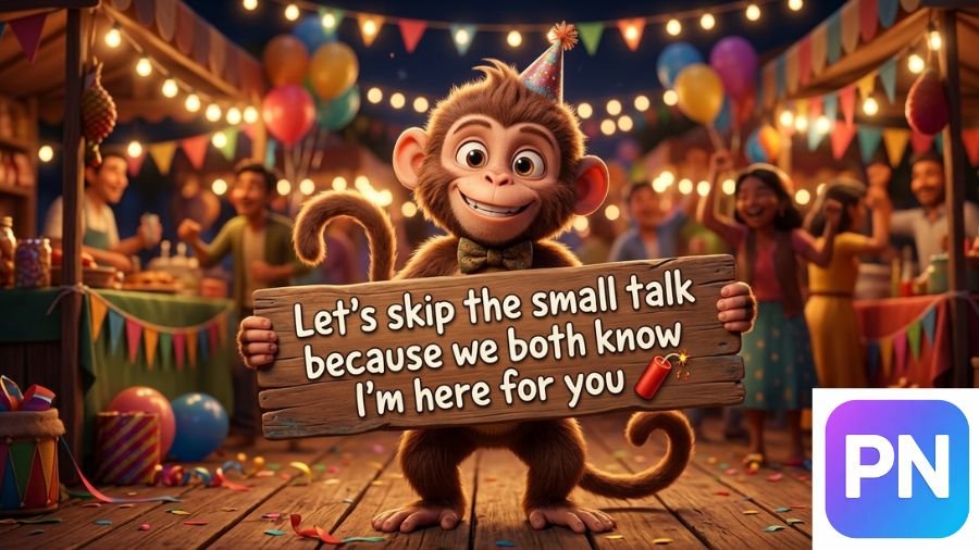 Rizz Monkey GIF Pick Up Lines