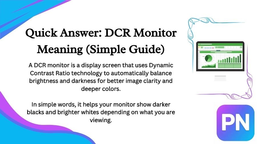 DCR Monitor Meaning