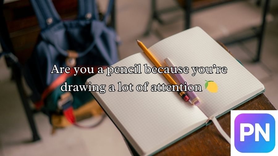 Pencil Pick Up Lines