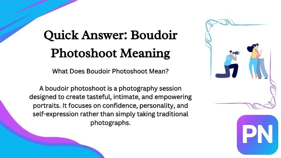 Boudoir Photoshoot Meaning