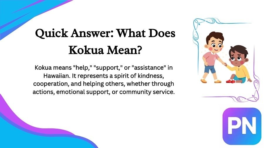 Kokua Meaning