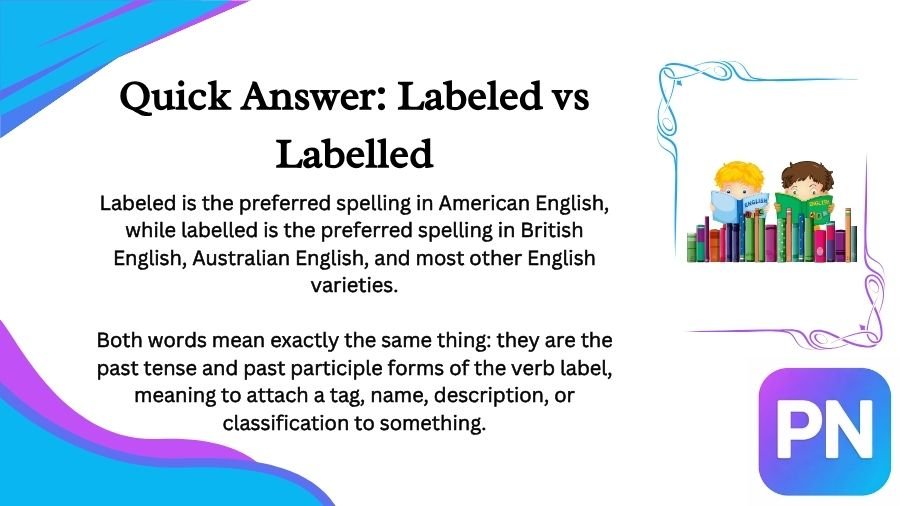 Labeled vs Labelled