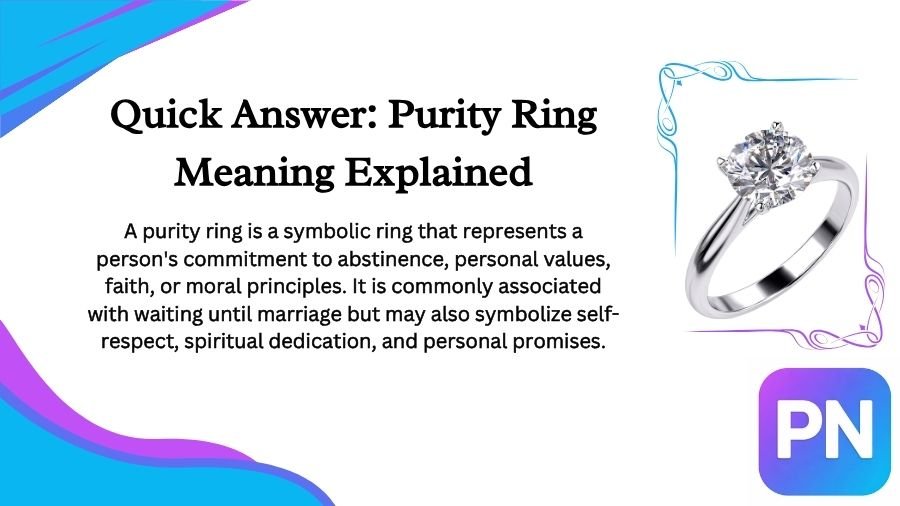 Purity Ring Meaning