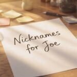 Nicknames for Joe