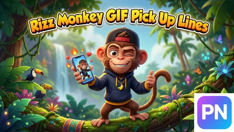 Rizz Monkey GIF Pick Up Lines